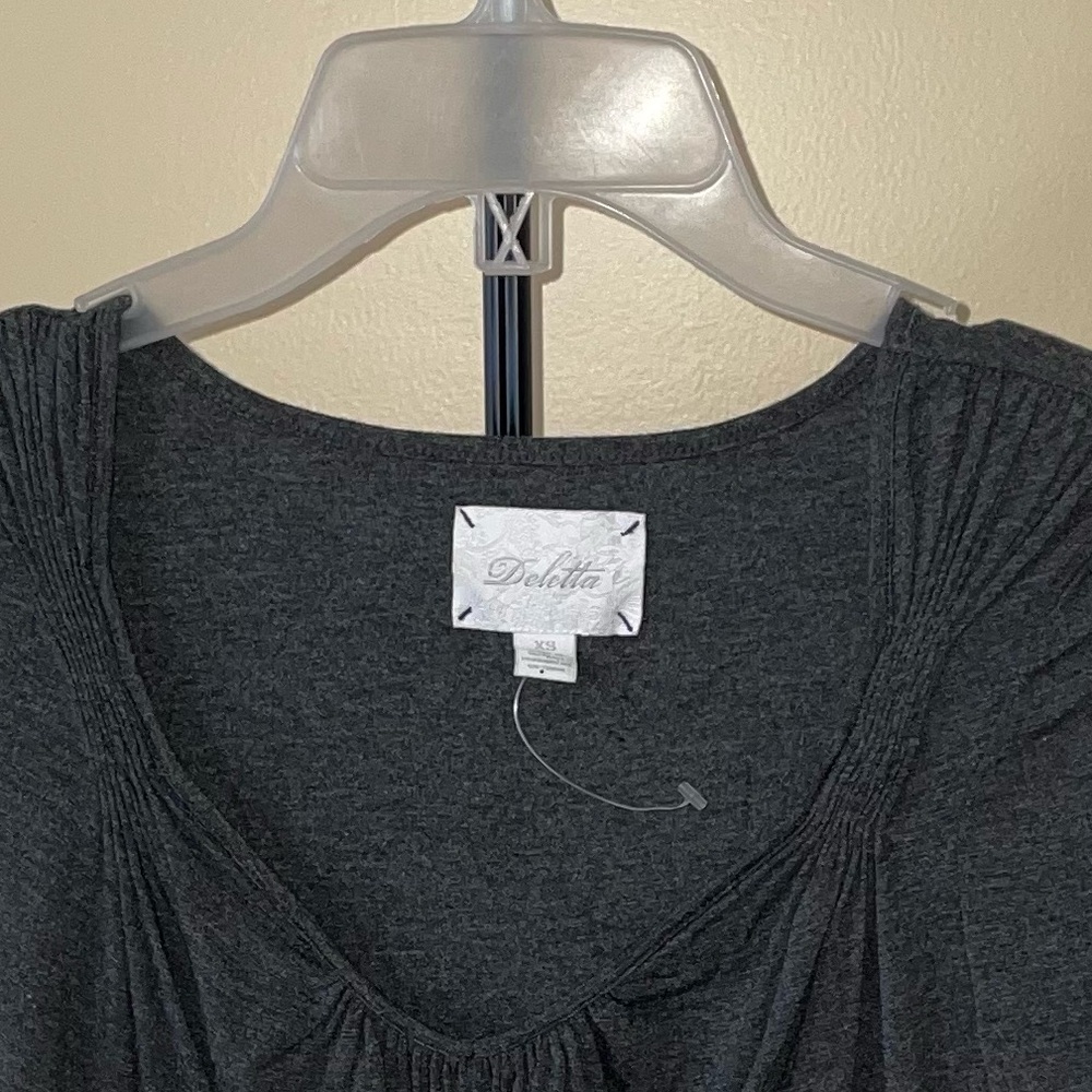 Deletta Charcoal Top - Picture 4 of 5